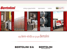 Tablet Screenshot of bertolini.com.br