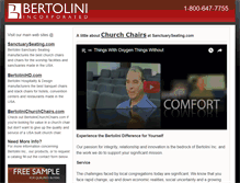 Tablet Screenshot of bertolini.us.com